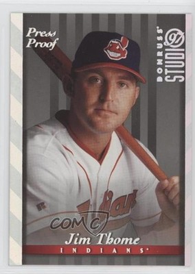 1997 Donruss Studio Silver Press Proof /1500 Jim Thome #118 HOF n1u