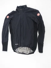 Castelli Women's Gore-Tex Cycling Rain Jacket Size Small Black/Red