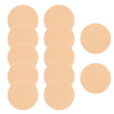 12 Pcs Round Makeup Sponges for Foundation 1 Count Pack of 12 , skin color