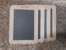 LOT OF 4 Slate Chalkboard Handwriting LEARNING WITHOUT TEARS Used Double Sided