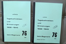 Tagebuch Erinnerungen 1938-45 Infanterie-Regiment 76 A. R&ouml;mer 20. Inf.-Division