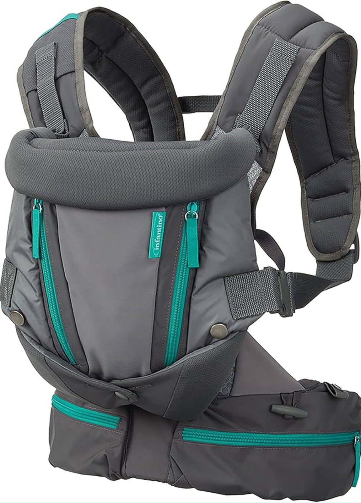 INFANTINO baby carrier 8-40 lbs 6 pocket carry face in/out & backpack style- New