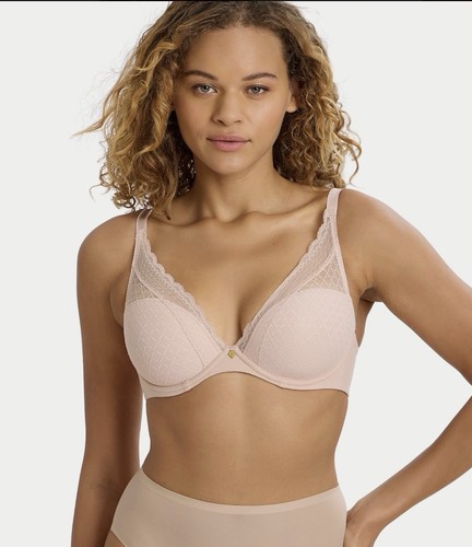 New CHANTELLE Norah Chic Plunge T-Shirt Bra 16MNA SZ 32DD