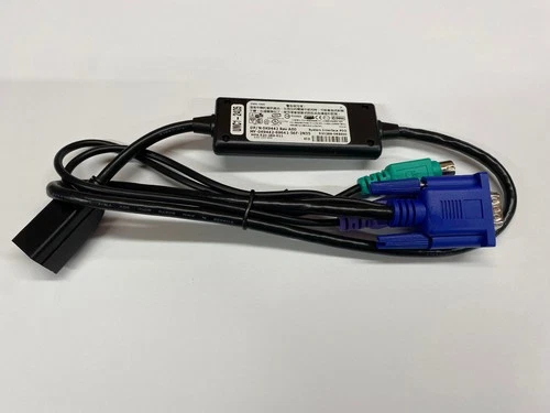 Dell 0K9442 KVM VGA + 2x PS/2 Interface Adapter Kabel 520-289-011 - Neu