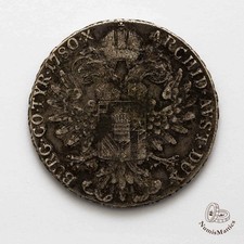 1780 Austrian Maria Theresa Thaler Restrike .833 Silver Coin-KM# T1