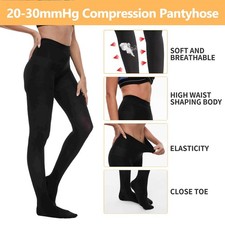 Women Men 20-30 mmHg Compression Pantyhose Medical Stockings Varicose Veins Hose