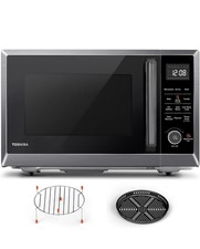 Air Fryer Combo 8-In-1 Countertop Microwave Oven, with Convection, Broil, Odor R