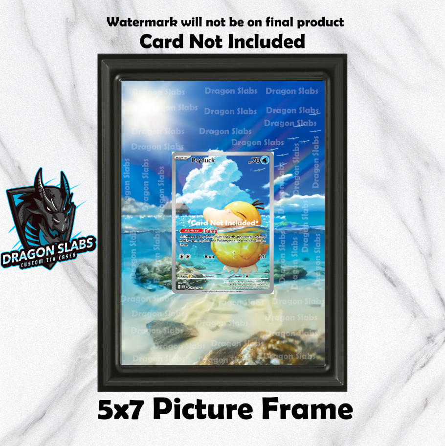 Psyduck IR 226/217 Ascended Hereos Pokemon Extended Art Frame 5x7