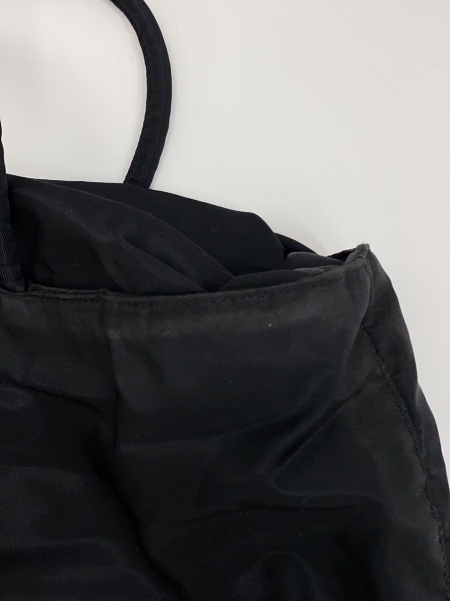 Prada Denim Tote Bag, Black, Solid Color, Scratches thumbnail 8