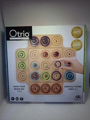 Otrio Wood Strategy-Based Family  Game Award-Winning STEM Interactive Complete