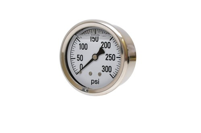 #ad Valley Industries 41 Series 2.5quot; 300 PSI Pressure Gauge Stainless Steel 1 ... $24.29