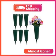 Memorial Floral Vases, Cemetery Vase, Headstones Flower Holder, Grave Cone Vase,