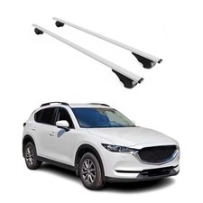 Dachträger Grundtäger für Mazda CX-5 2017-2025 75kg Metall Silber 2 tlg