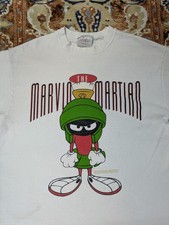 VTG Marin The Martian T-Shirt, Large, Looney Tunes, Cartoons, Made In USA