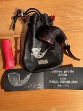 Poul Winslow Jahrespfeife 2000  - rustiziert - / Nicht beraucht! Neu!