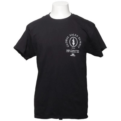 Hanes, T-shirt, Größe: M, Schwarz, Baumwolle, Print, Unisex (Erwachsene) #6k3