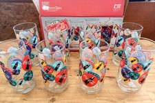 Set 8 Coca-Cola Always Trinkgl&auml;ser 1995 USA Original Glas