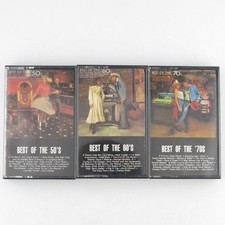 Best of the 50s 60s 70s RCA Cassette 1986 3 Tape Set
