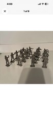 38 Assorted Vintage Military Soldiers Plastic Figures