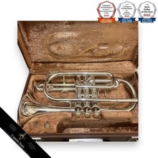 YAMAHA YCR-335S Silber Kornett Trompete mit Koffer YCR335S YCR335 335 S getes...