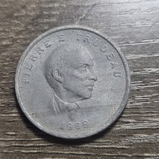 Shell Canada Pierre E Trudeau Canada Prime Minister (1968) Parliament Token