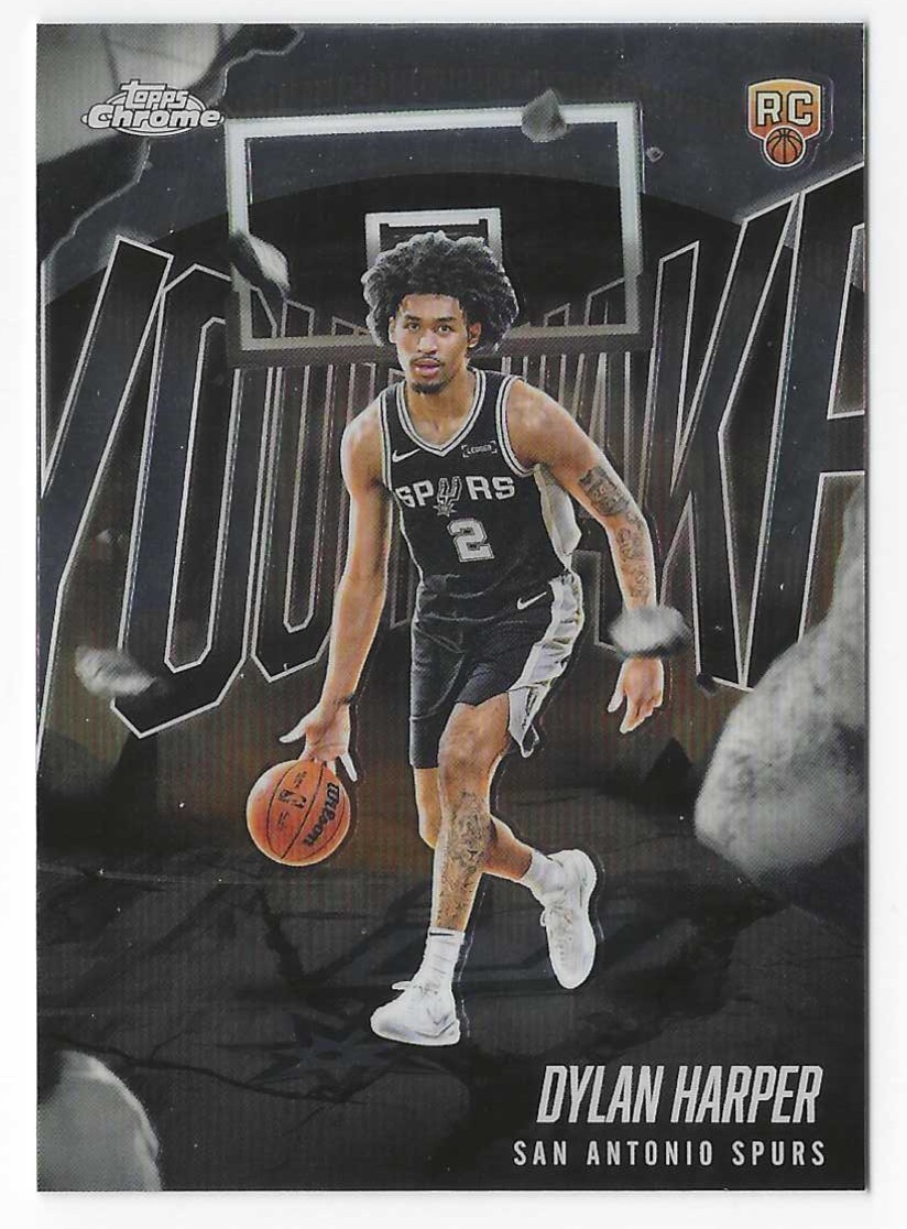 2025 TOPPS CHROME DYLAN HARPER YOUTHQUAKE RC #YQ-2