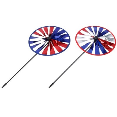 2pcs Outdoor Runde Windmühlen Kinderspielzeug Innenhof Windmühle Dekore