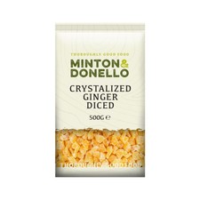 Minton & Donello Diced Crystallised Ginger 6 x 500g 12.33 per kilo