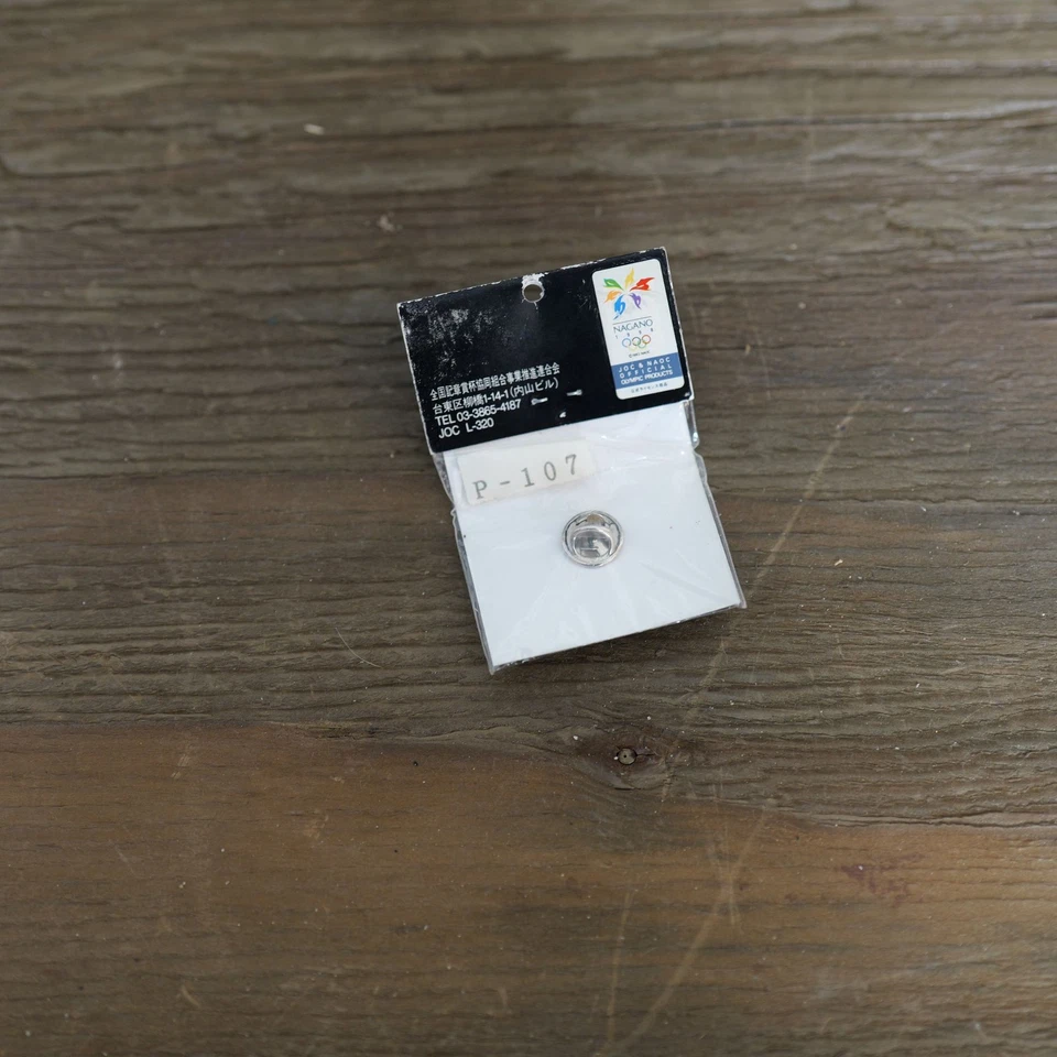 Japanese Olympic Committee Pin Nagano 1998 Olympic Badge Sealed Lapel JOC - Image 2 of 3