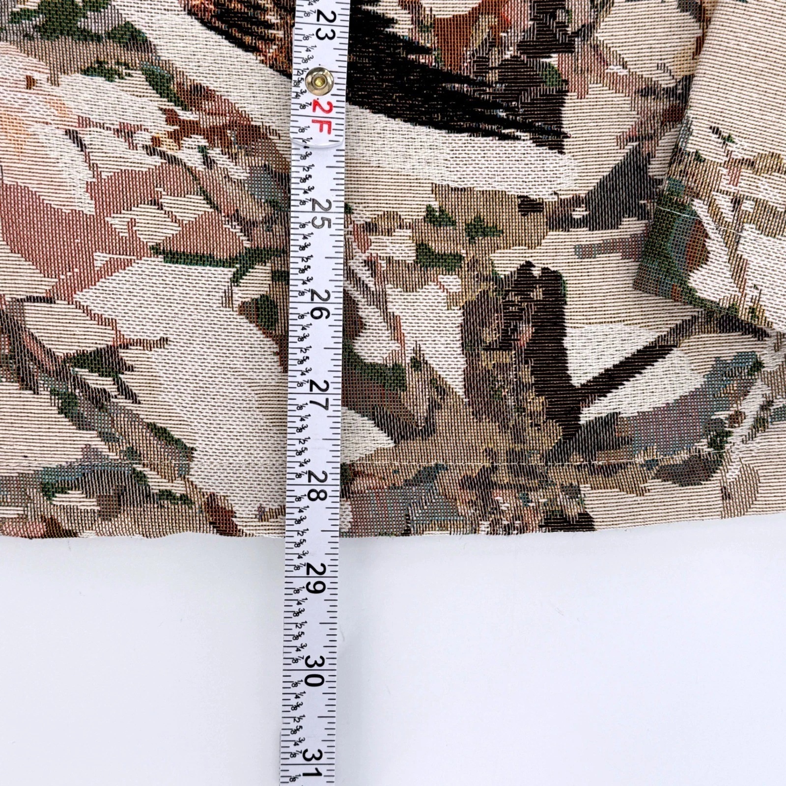 Rebel Vengeance Tapestry Jacket Mens Large Camo Duck Print Button Up Shirt NWT image 11
