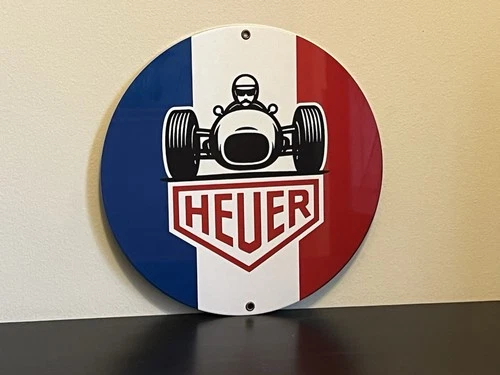 Lemans F1 Heuer Racing  Vintage  Style Metal Sign Hi Gloss