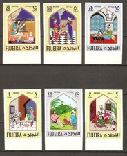 Fujeira 1967 Märchen Aladin 192-197 ungezähnt postfrisch