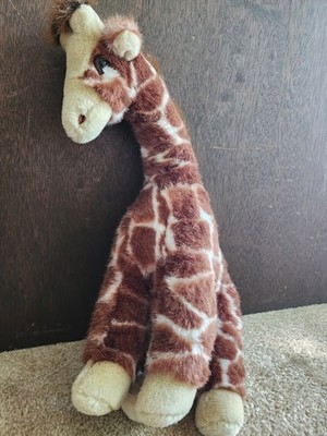 Giraffe Plush Toy 17  Soft Stuffed Animal Brown Tan Cute Nursery Decor Unbranded