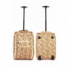 Hand Carry Luggage Case Trolley on Wheels Carry-Ons Flight Approved Cabin Suitca