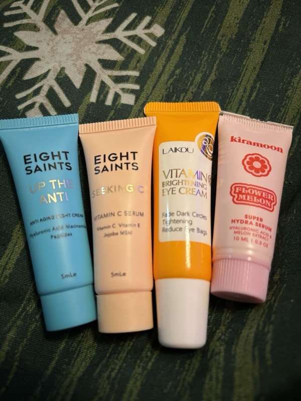 Eight Saints Laikou Kiramoon Mini Skin Care Set Hydrating Brightening Anti-Aging
