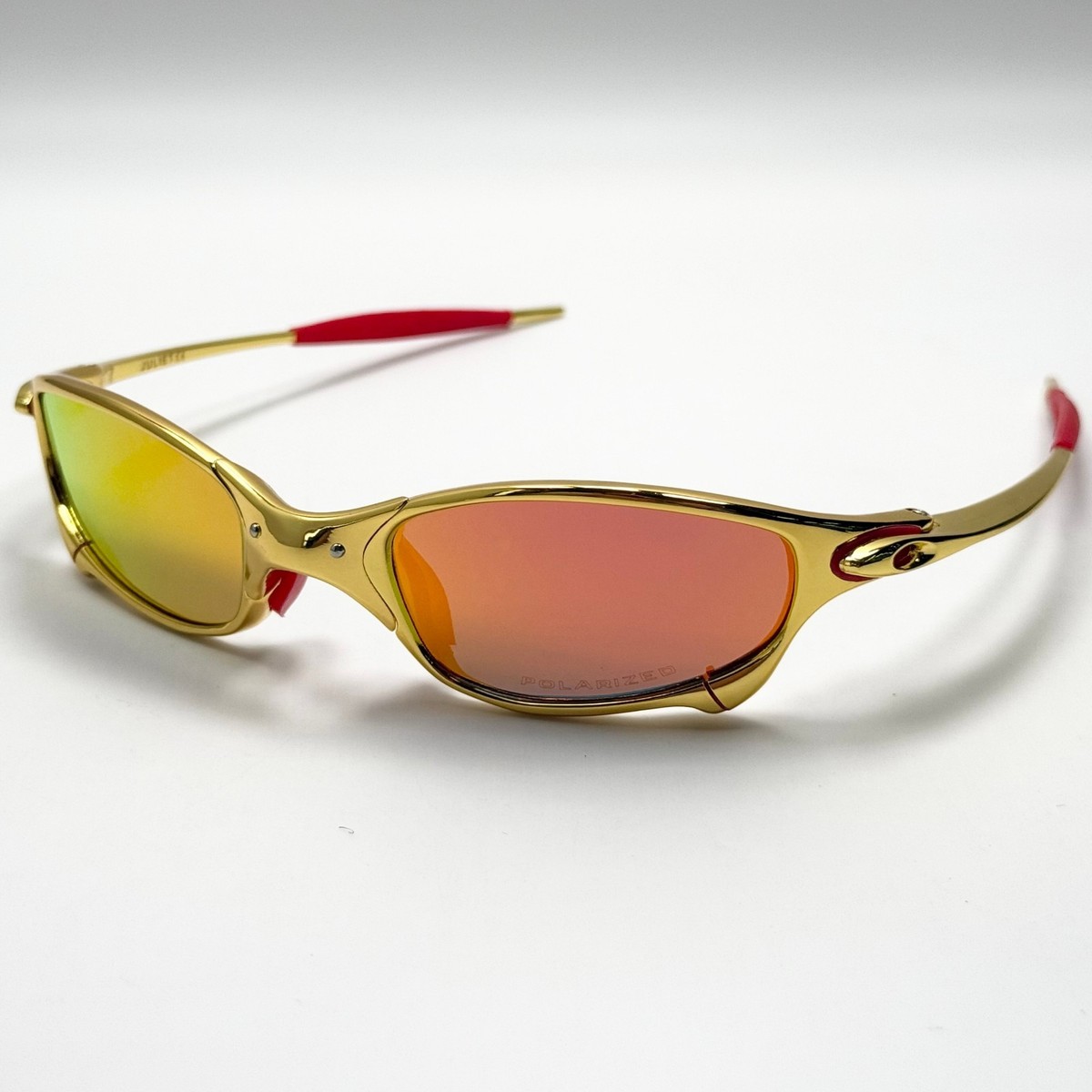 Oakley Juliet X-Metal Rose Gold Ruby Iridium Sunglasses Vintage