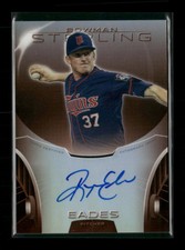 2013 Bowman Sterling #BSAP-RE Ryan Eades Prospect Orange Refractors #/75 Auto