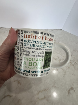 Unemployed Philosopher's Guild Shakespearean Insults Coffee Cup Mug