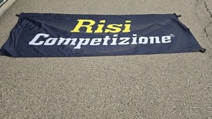Ferrari Risi Competizione Banner Large Racing Garage Decor Trackside Fan 10x3.