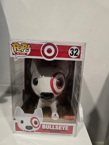 Funko Pop! #32 Ad Icons Bullseye 10" Target Exclusive Vinyl Figure W/protector