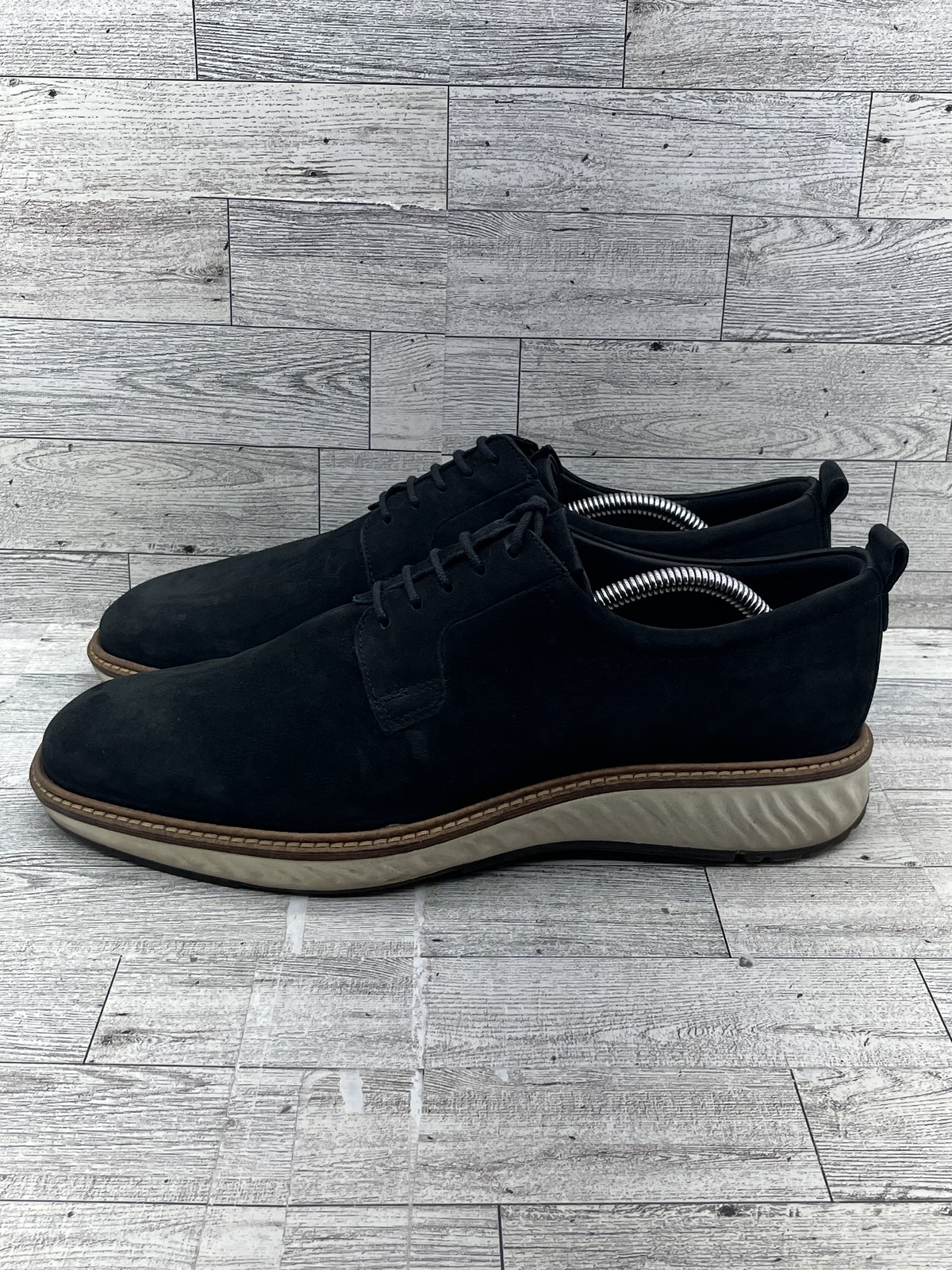 SAOLA Scarpe ibride Ecco ST1 uomo taglia 10 10 5 nabuk stringate comode eleganti casual 836794