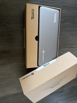 Plugable Thunderbolt 4 USB4 HDMI Docking Station with 96W, Downstream Thun Port
