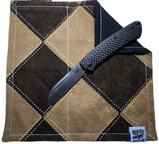 50 WAYS POCKET POCKET HANK Everyday Carry EDC Gear Square Tan Brown Check