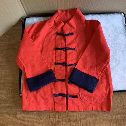 Chinese Traditional Kung Fu Tai Chi Child’s Tang Suit Uniform Jacket 12-18 Mths