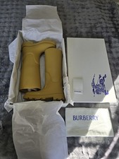 Burberry Marsh Rain High Boots Women's Size UK 5 EU 38 Brand New with Box & Tags