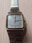 Vintage Two-tone Square Seiko Quartz 6533- 5039 Day Date.