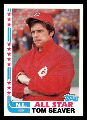 1982 Topps #346 Tom Seaver ERR AS Near Mint Reds ERR AS  ID:444429
