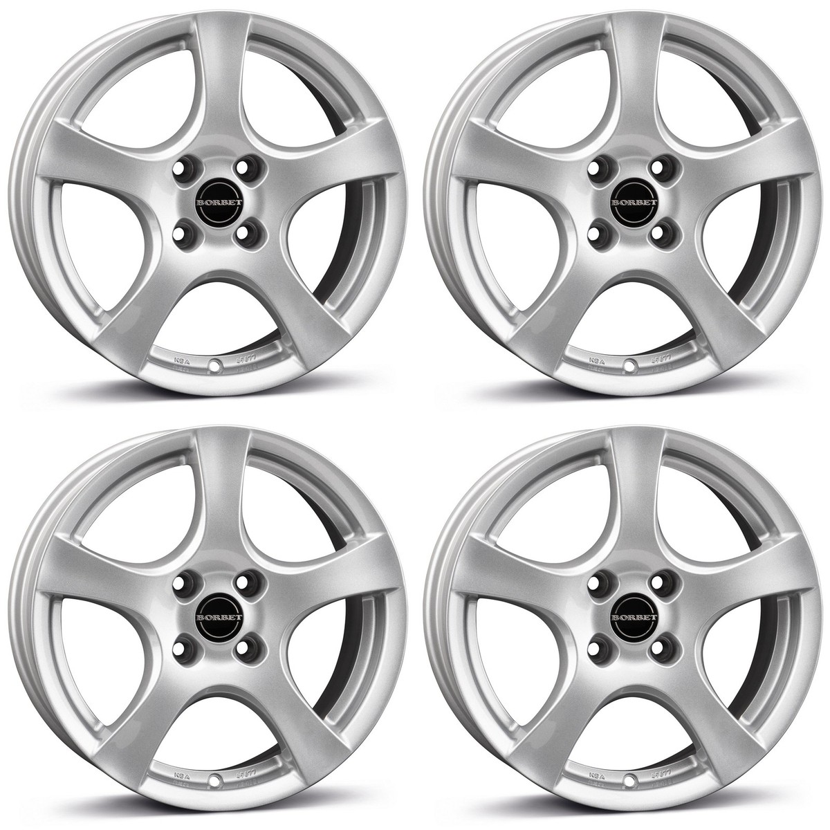 4 Borbet Wheels F 6.5x16 ET45 4x100 SIL for Lada Vesta | eBay