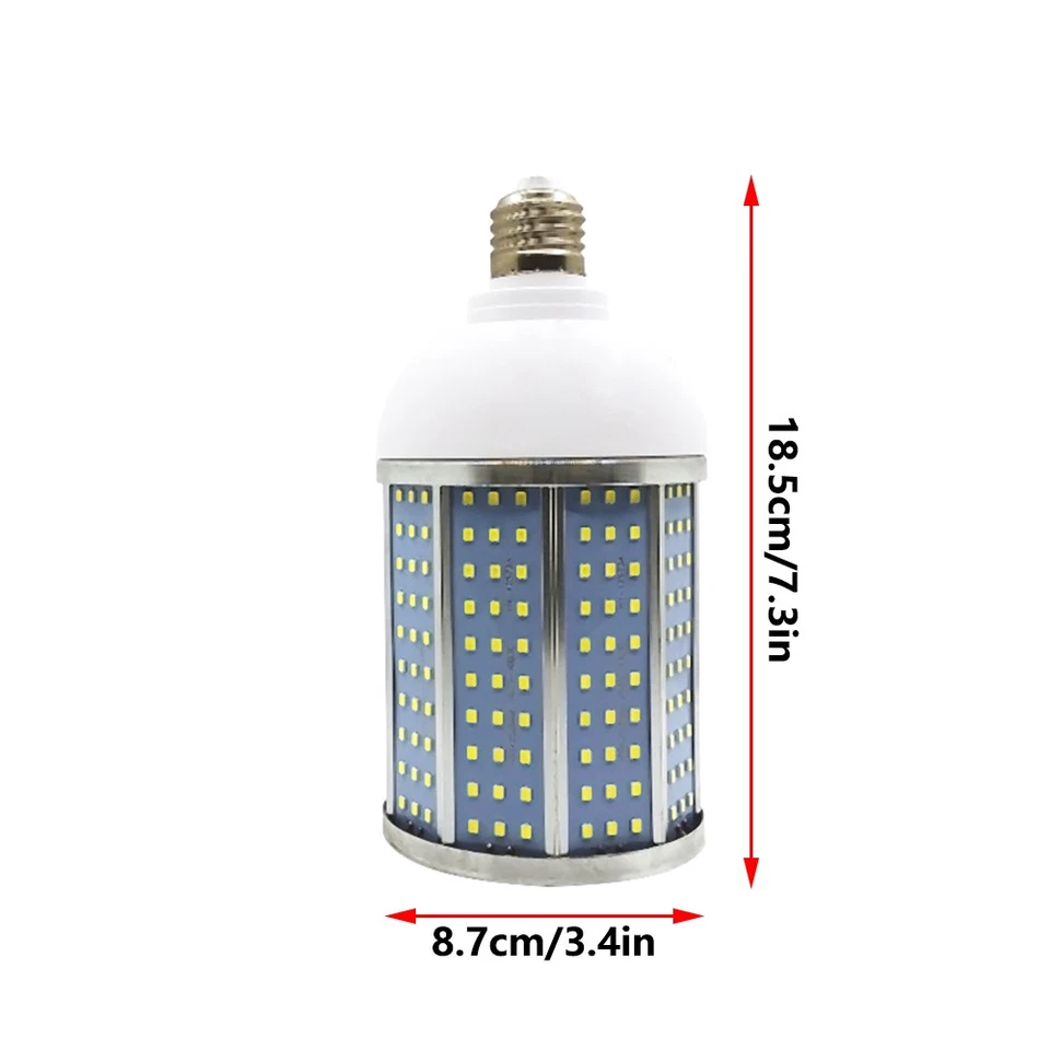 400W Eq. Huge LED Bulb Super Bright 320-Chip Corn Light 40W E26/E27 5000lm 5000K - Image 3 of 4