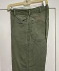 Vintage 40's WWII Era USMC Pants HBT Trousers Green Cotton 5 Pocket 30 x 30 — photo 10